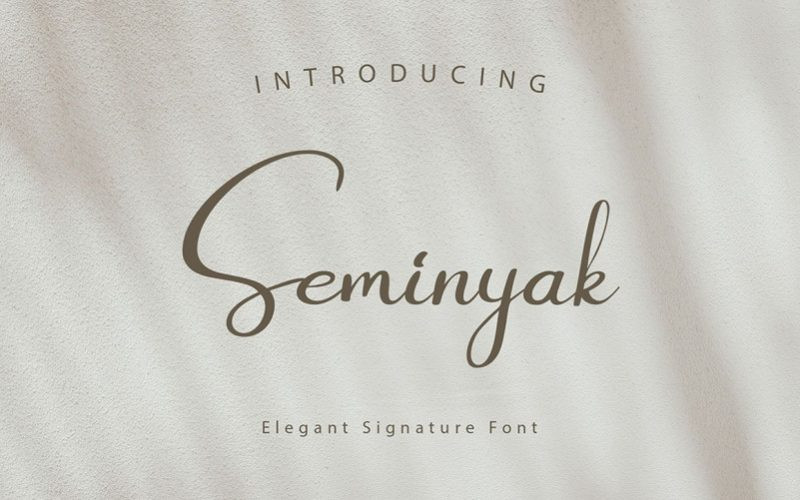 Seminyak Font