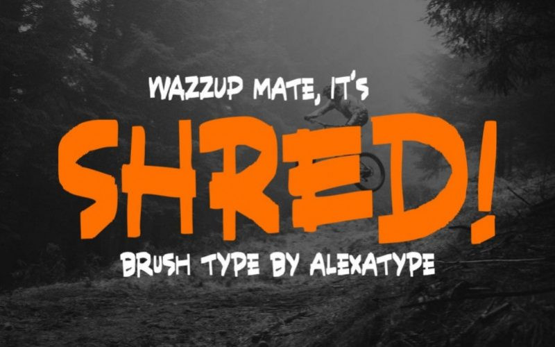 Shred Font