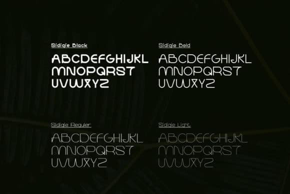 Sidiqie Font