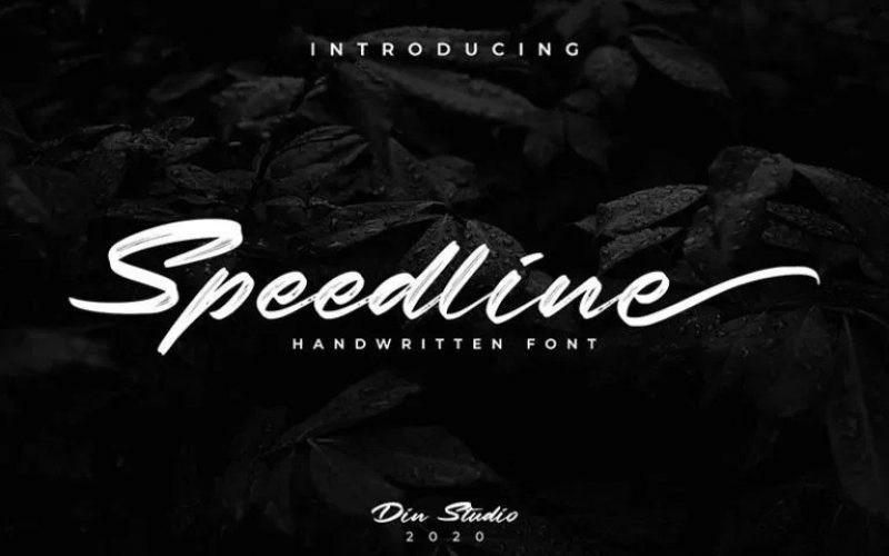 Speedline Font