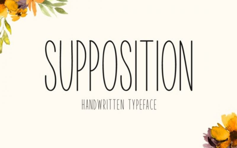 Supposition Font