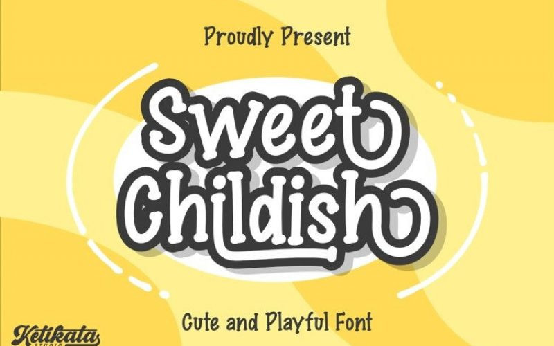 Sweet Childish Font