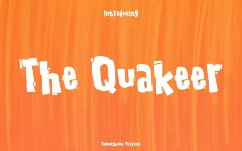 The Quakeer Font