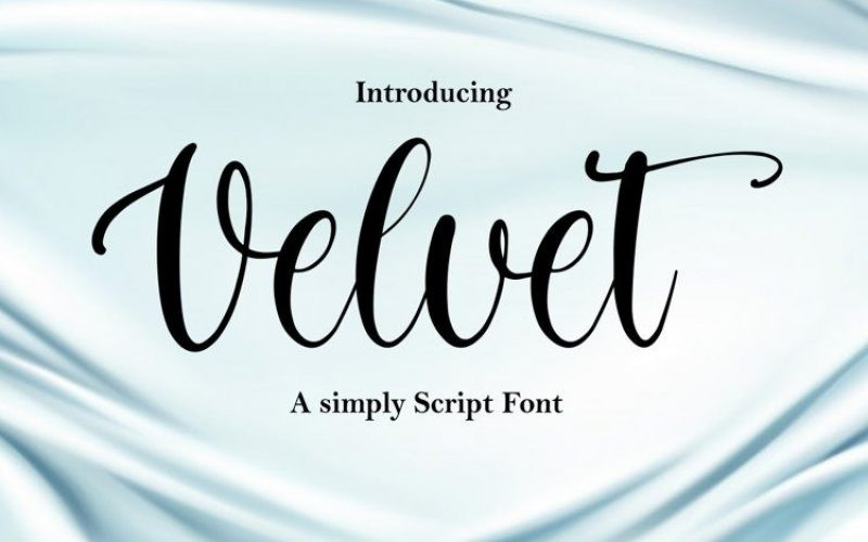 Velvet Font