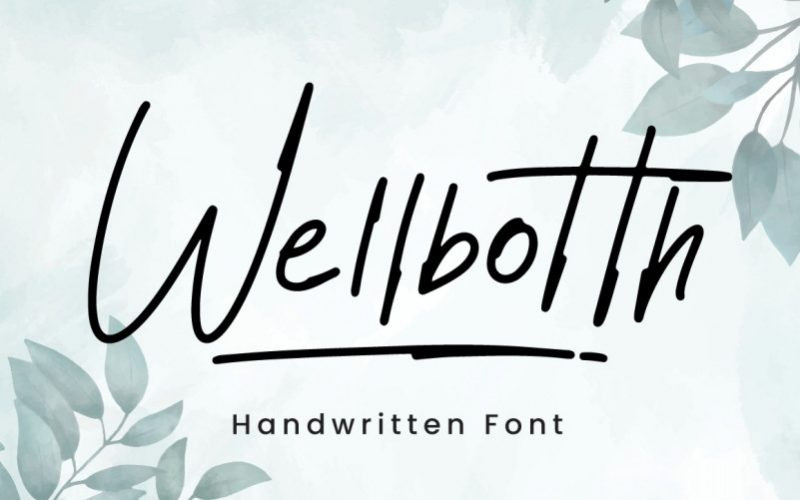 Wellbotth Font