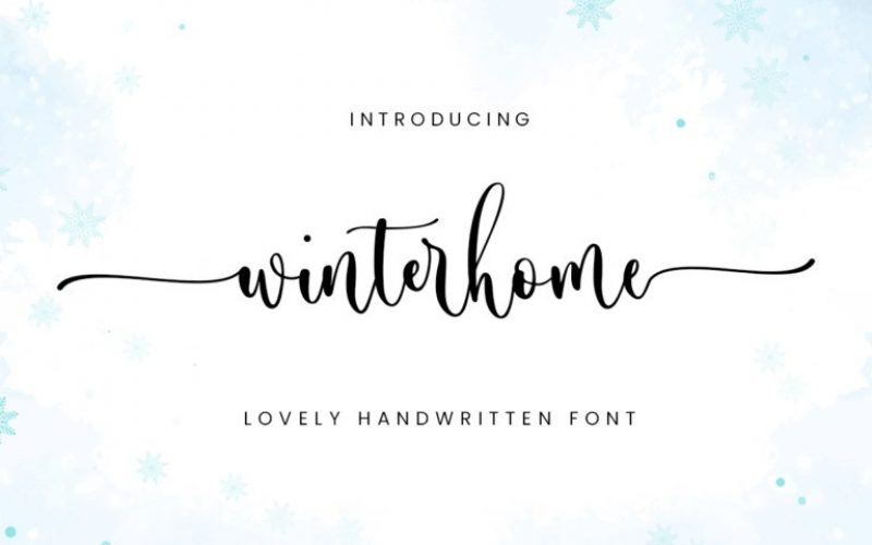 Winterhome Font