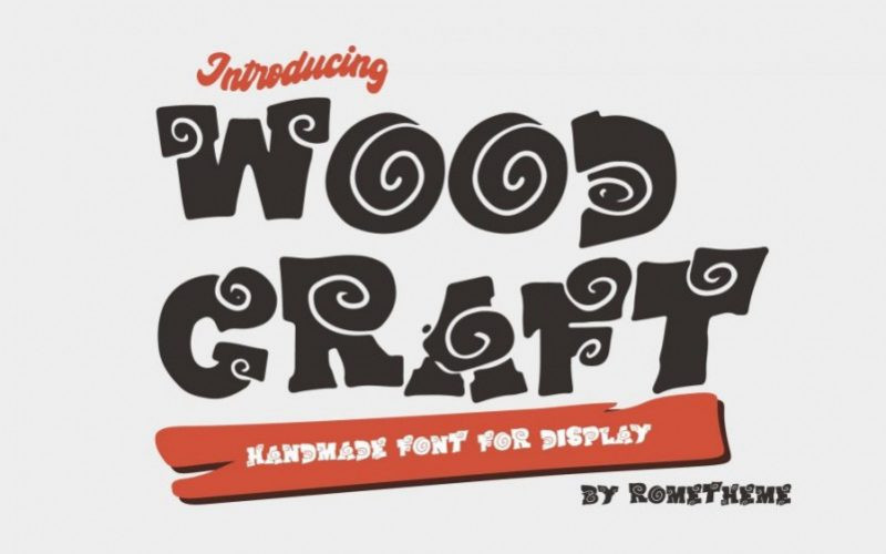 Wood Craft Font