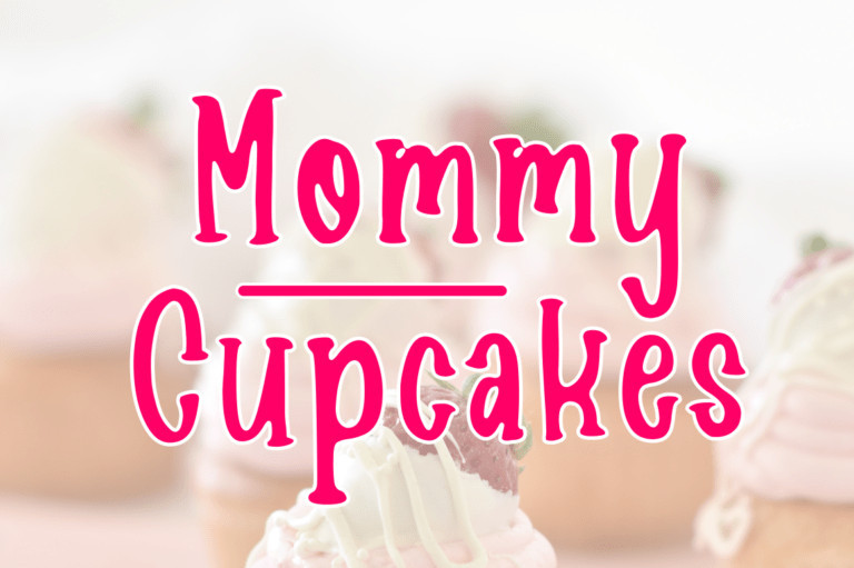 Mommy Cupcakes Font