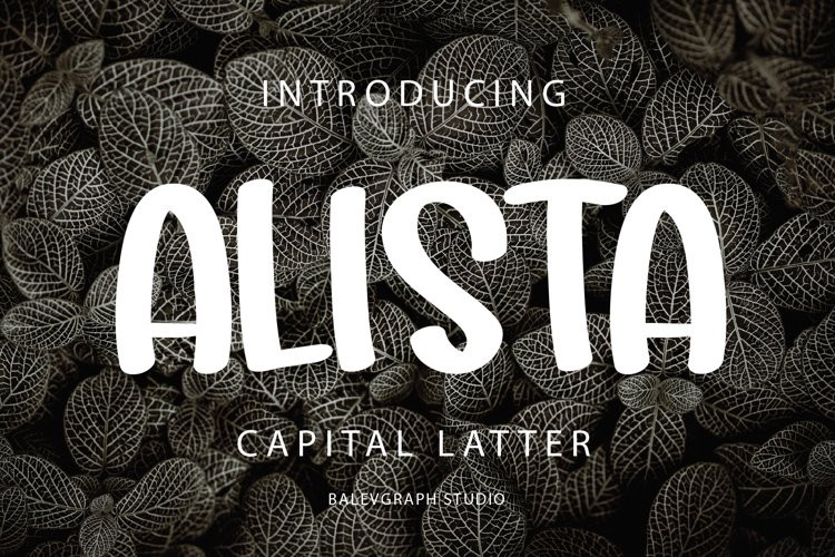 ALISTA Font