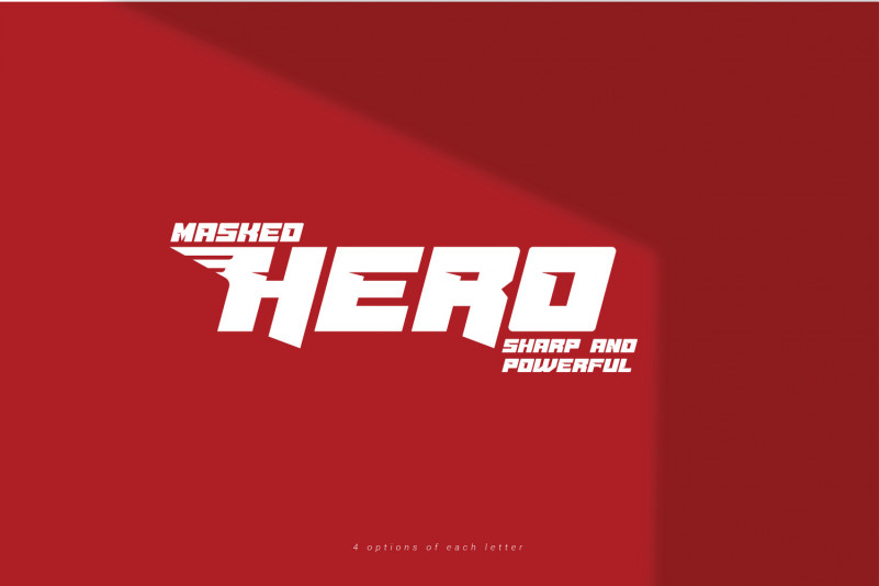 Masked Hero Font