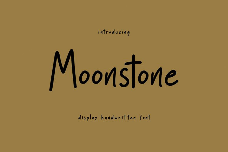 Moonstone Font