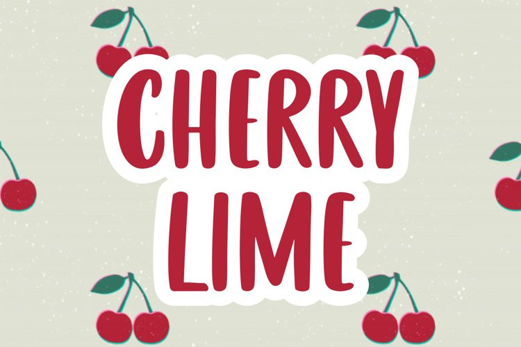 CHERRY LIME Font