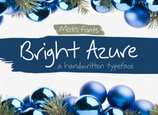 Bright Azure Font