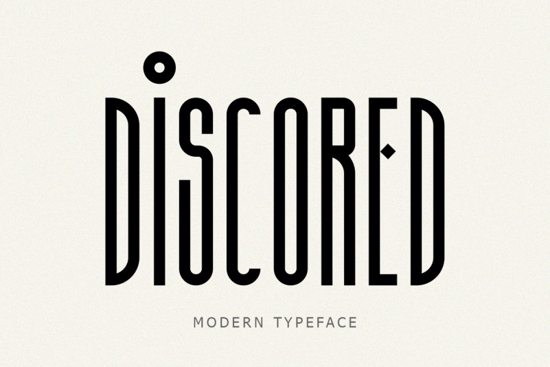 Discored Font