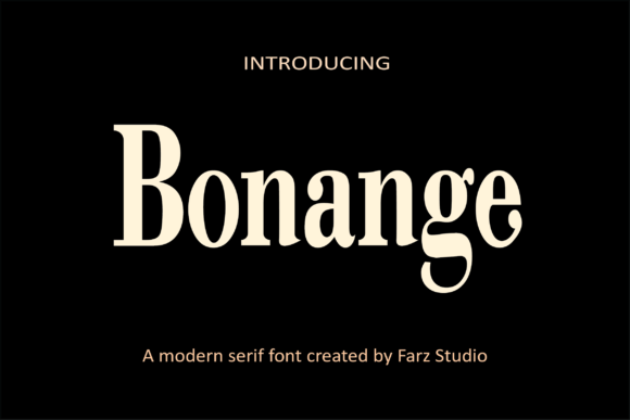 Bonange Font