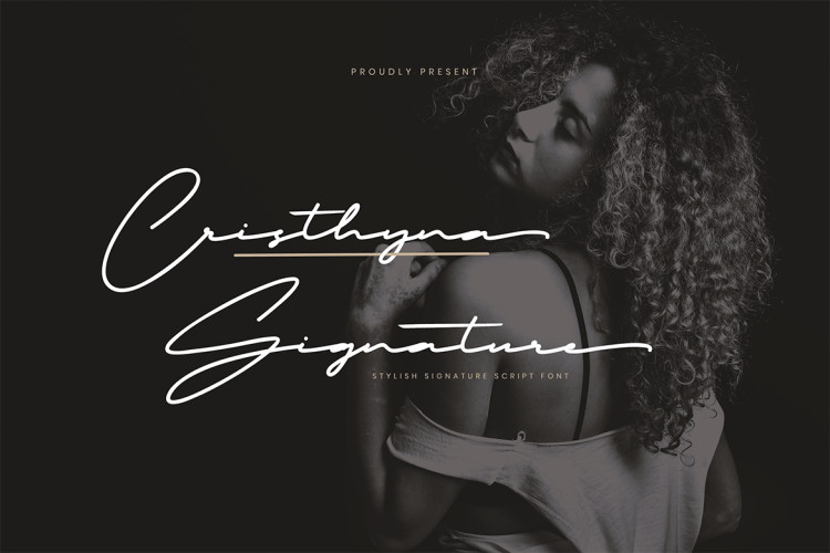 Cristhyna Signature Font