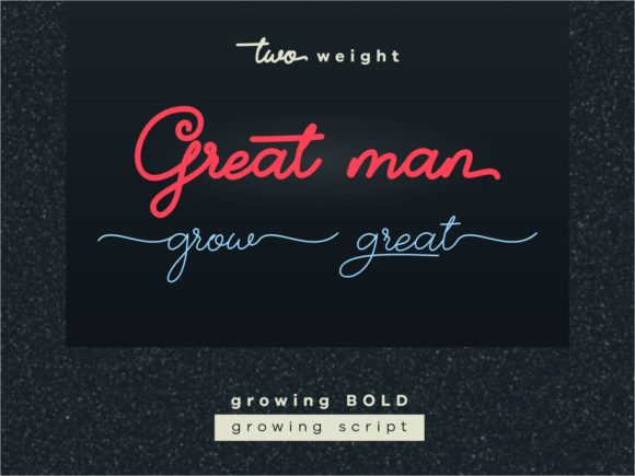 Growing Font