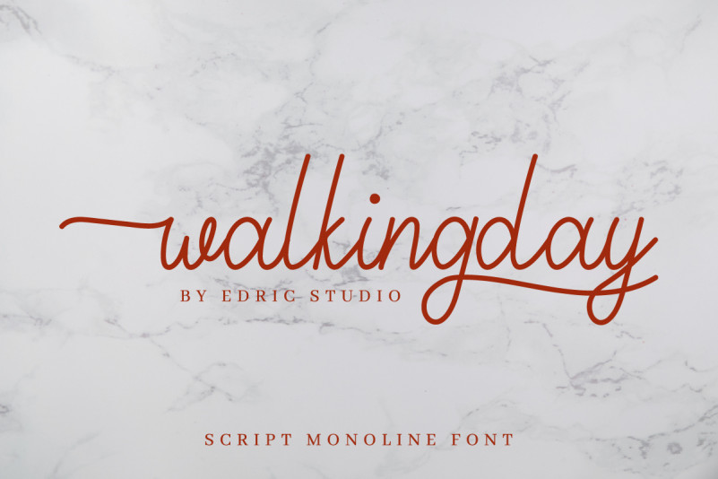 Walkingday Font