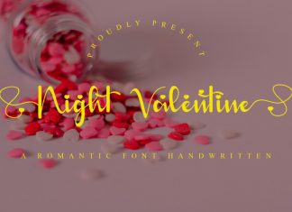 Night Valentine Font