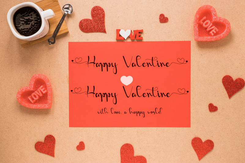 Shiny Valentine Font