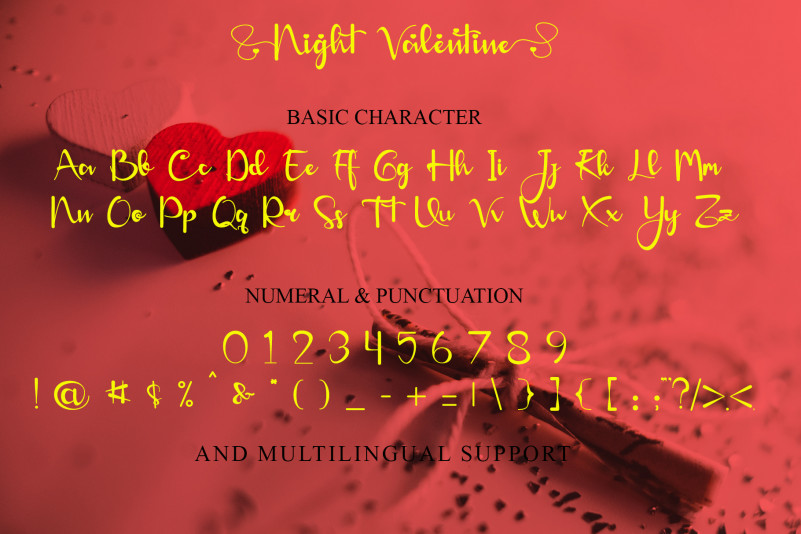 Night Valentine Font