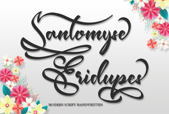 Santomyse Eridupes Font