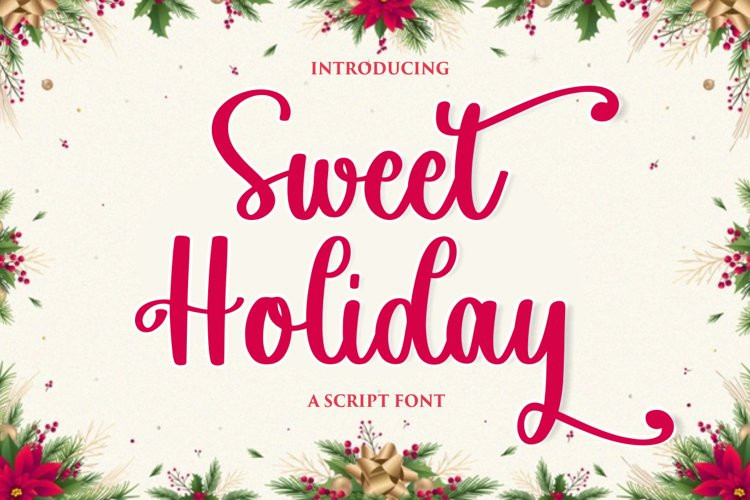 Sweet Holiday Font