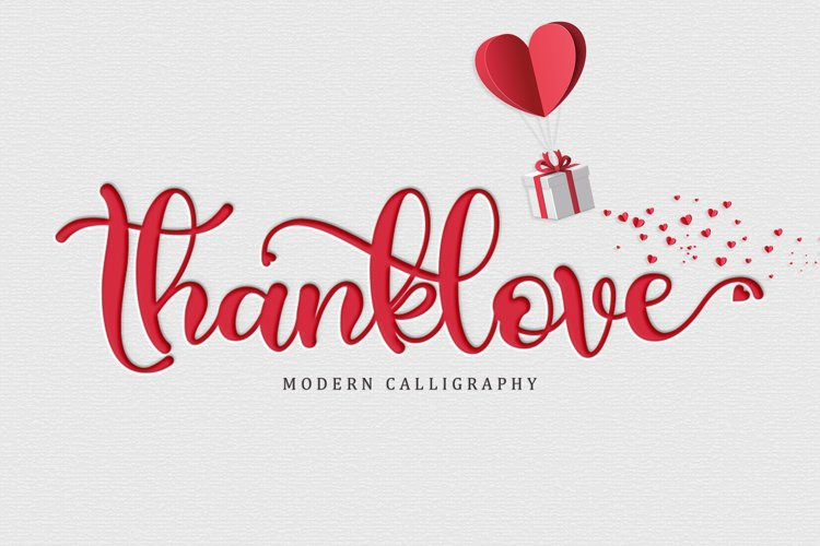 Thanklove Font