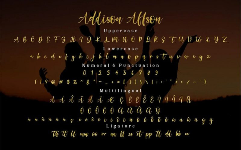 Addison Affson Font