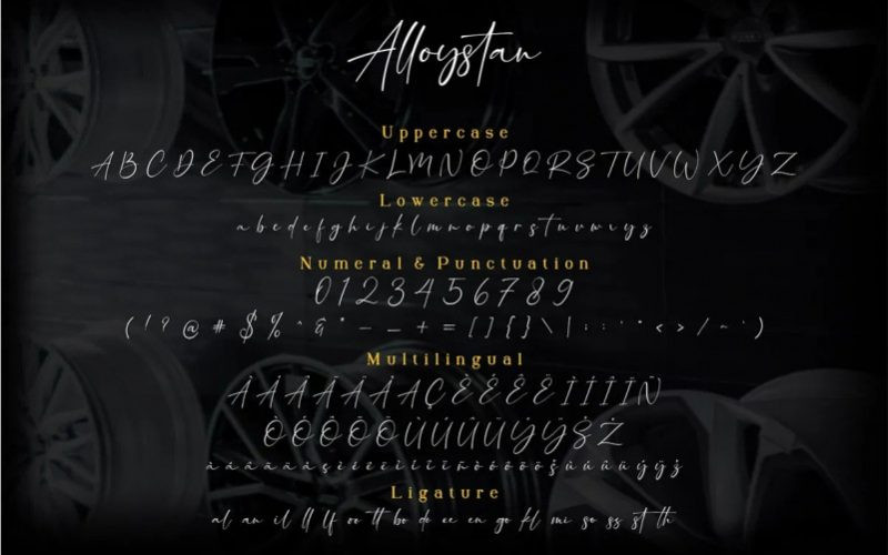 Alloystan Font