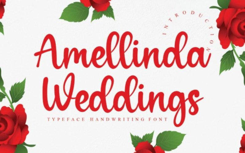 Amellinda Weddings Font