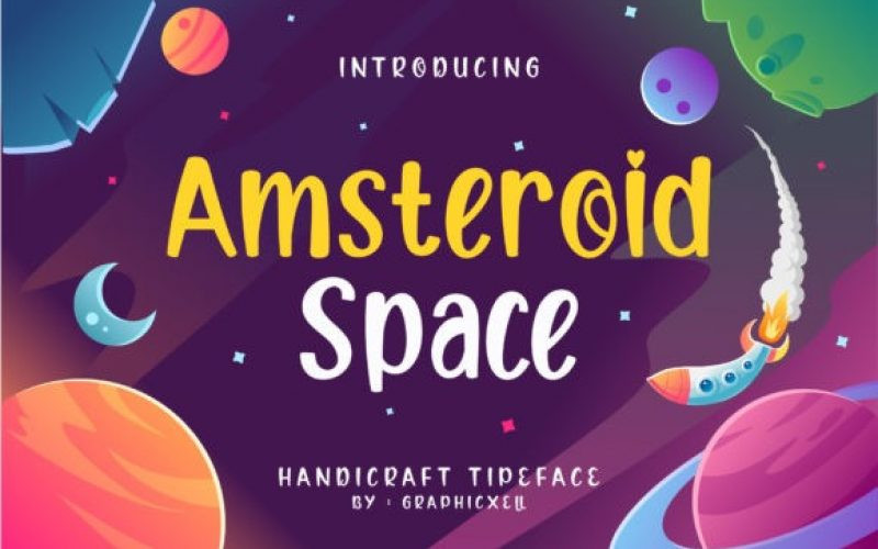 Amsteroid Space Font