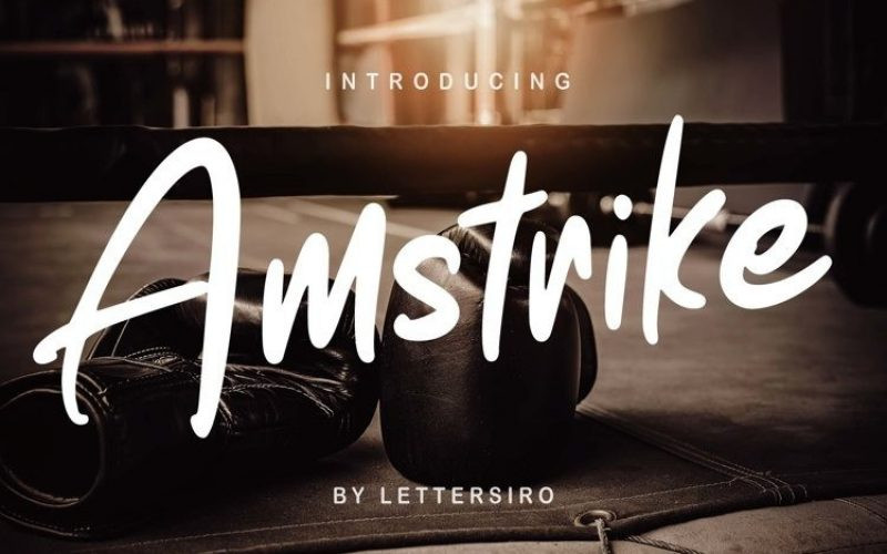 Amstrike Font