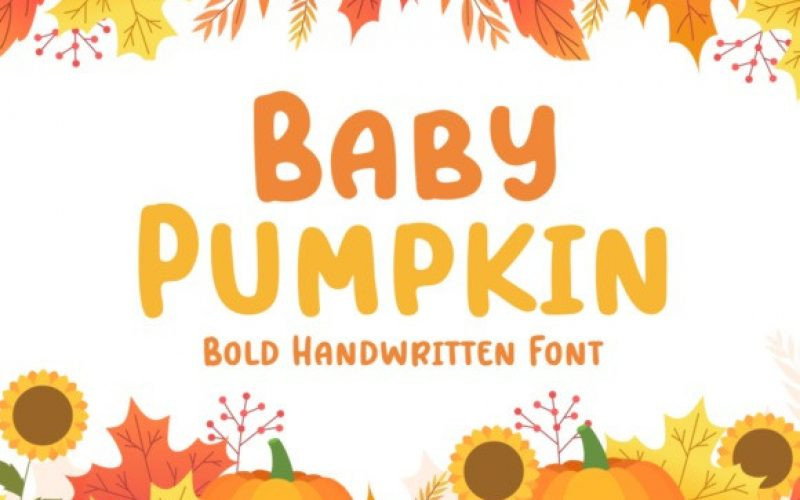 Baby Pumpkin Font