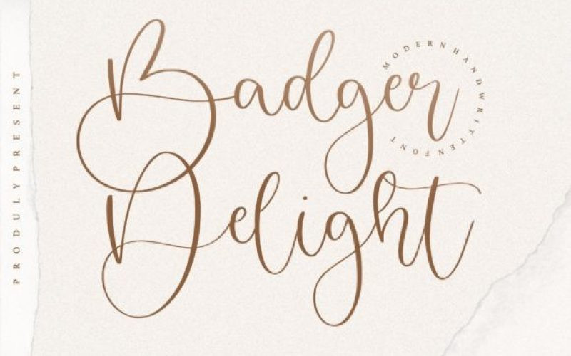 Badger Delight Font