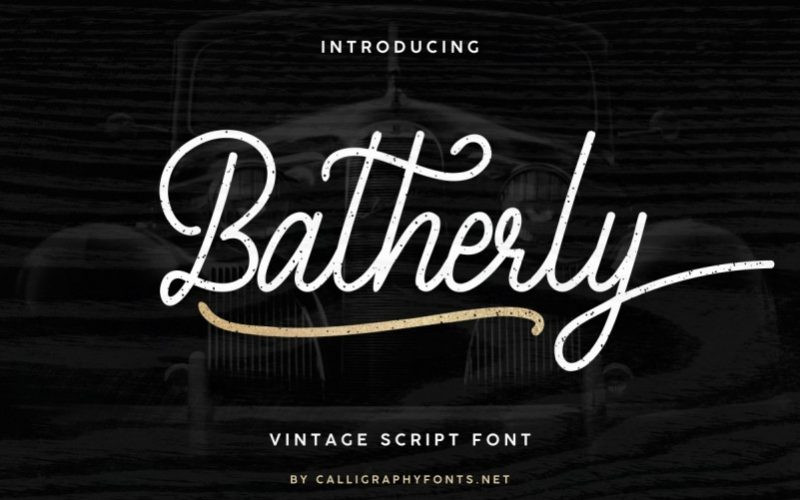 Batherly Font