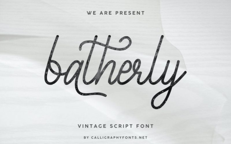 Batherly Font