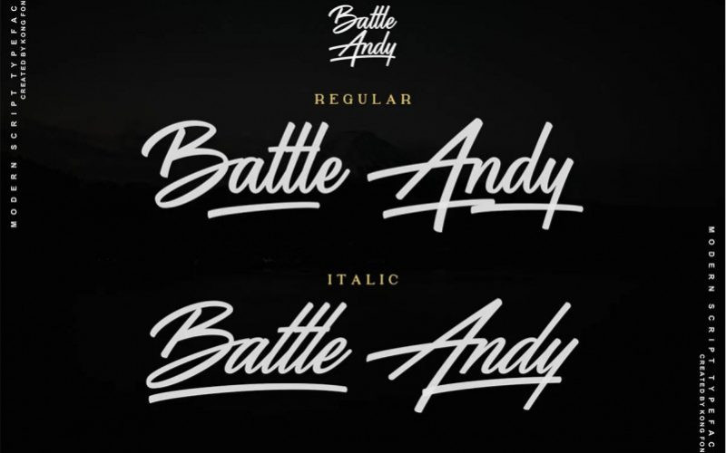 Battle Andy Font