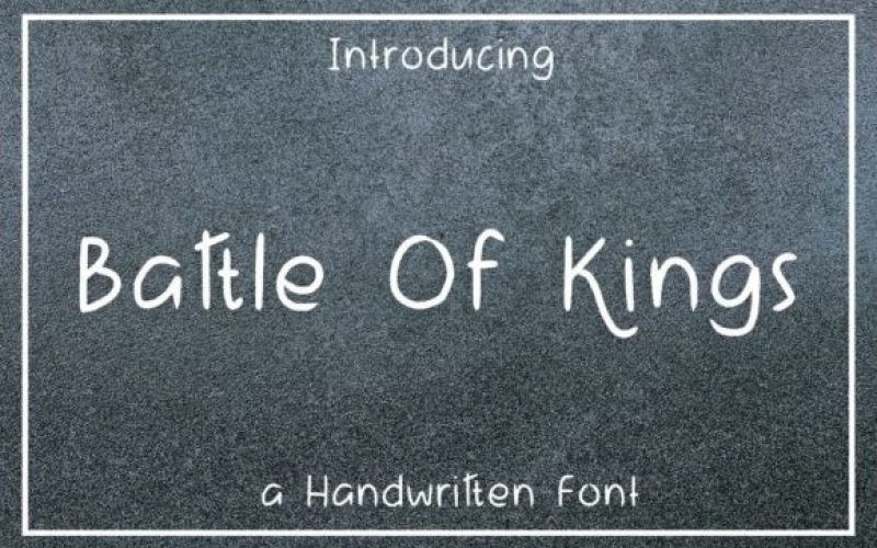 Battle of Kings Font