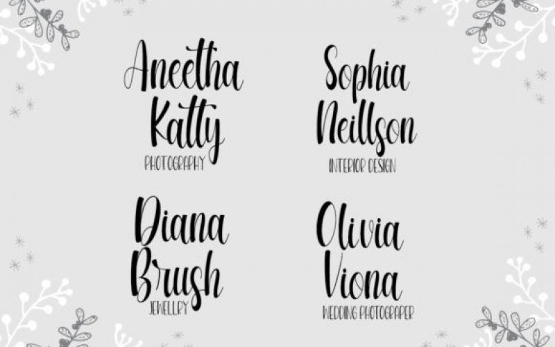 Beautiful Winter Day Font