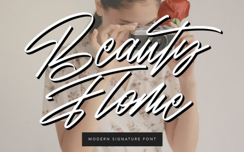 Beauty Flome Font