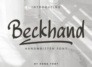 Beckhand Font