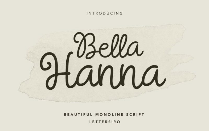 Bella Hanna Font