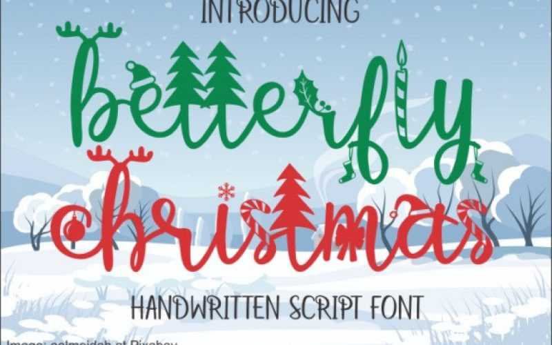 Betterfly Christmas Font