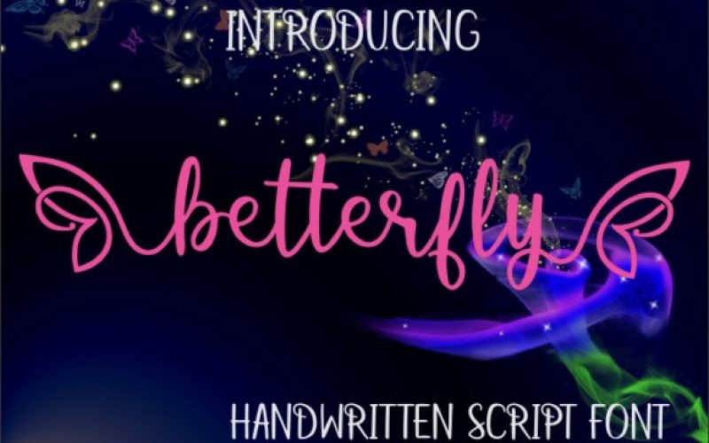 Betterfly Christmas Font