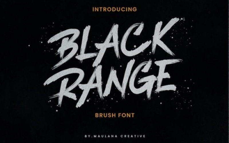 Black Range Font