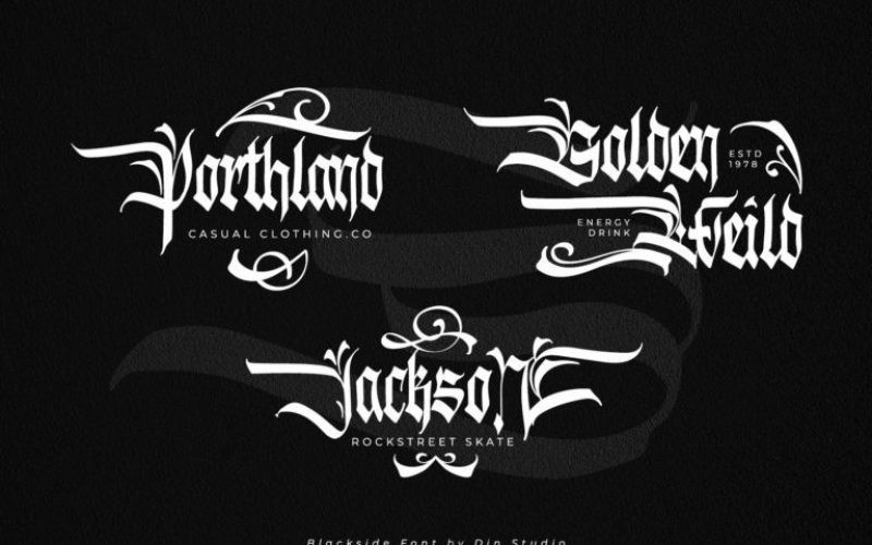 Blackside Font