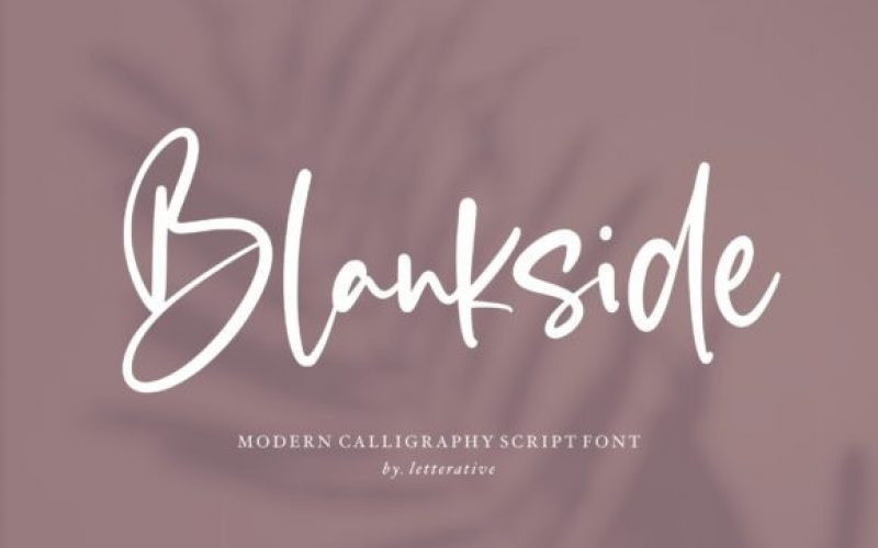 Blankside Font