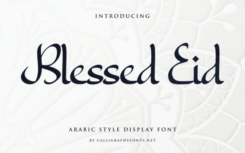 Blessed Eid Font