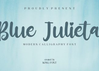 Blue Julieta Font